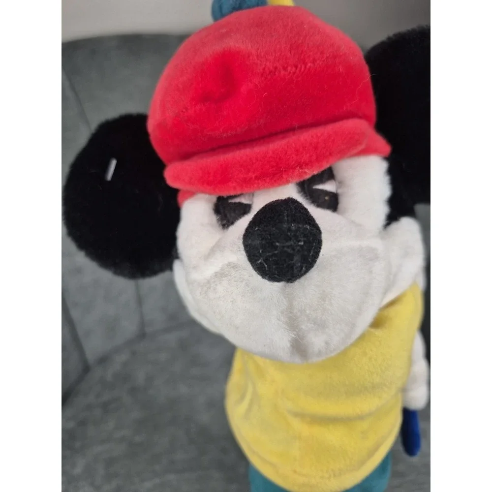 Disney Store Vintage Mickey Mouse Golfer plush toy